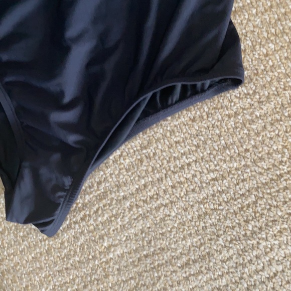 New w/Tags.Black Tank Style Anthropologie Swimsuit - Picture 3 of 8